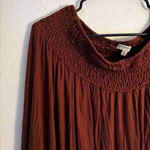 Earthbound Chocolate colored Maxi Skirt